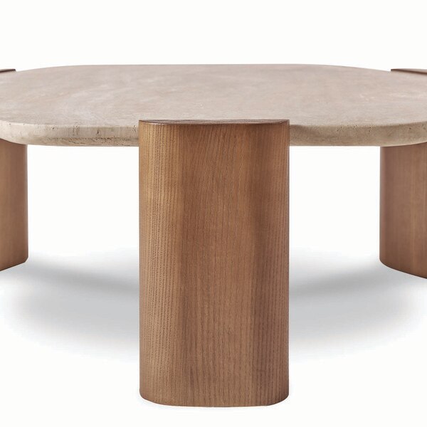 Roan Travertine Coffee Table